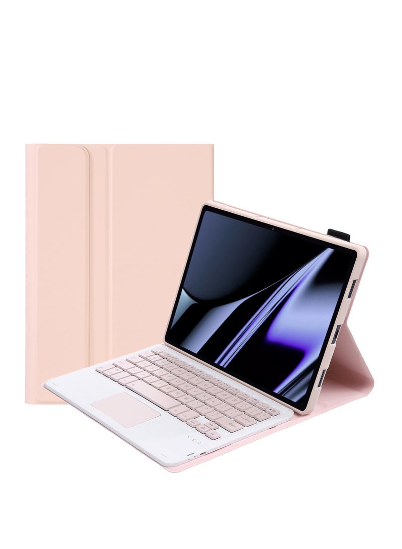 Bilingual keyboard case with touch function compatible with Xiaomi 6/6Pro 11 inch 2023 model, magnetic detachable touchpad keyboard with pencil holder